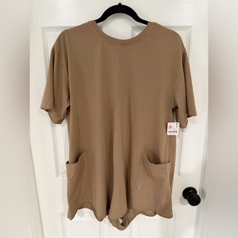 Free People Hot Shot Tee Romper